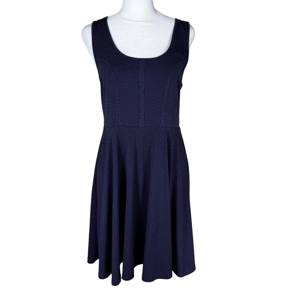 Free People Retro Polka Dot Fit & Flare Dress – Size Medium